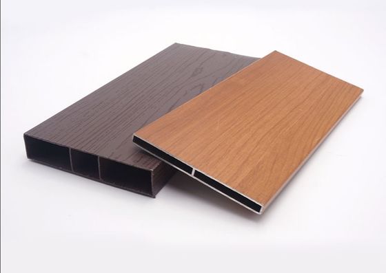 الخشب الحبوب اللون 6M مكتب مربع أنبوب الأثاث الألومنيوم الملامح